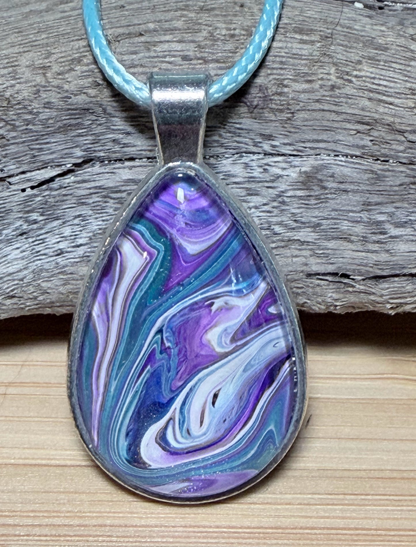 Fluid Art Necklaces