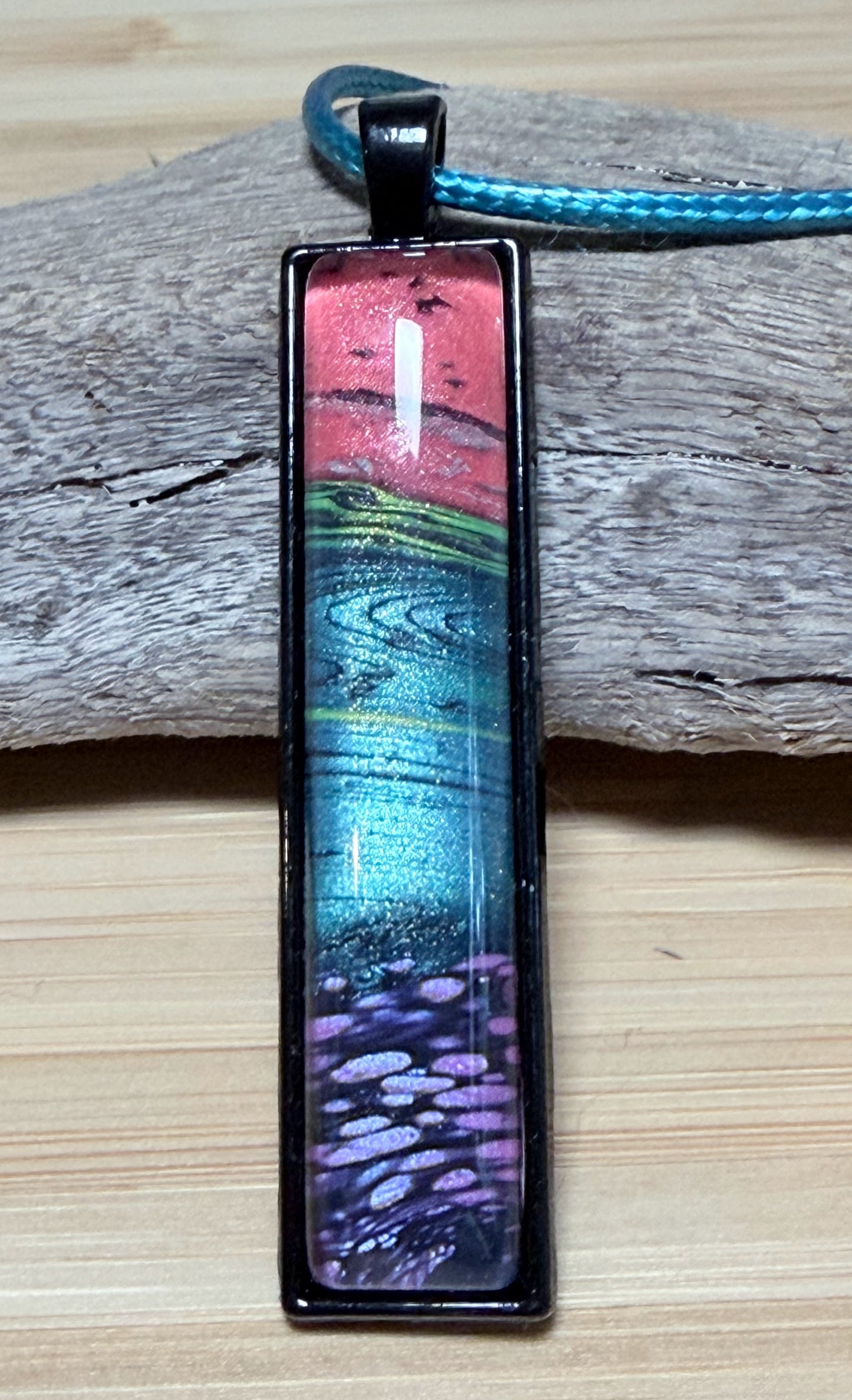 Fluid Art Necklaces