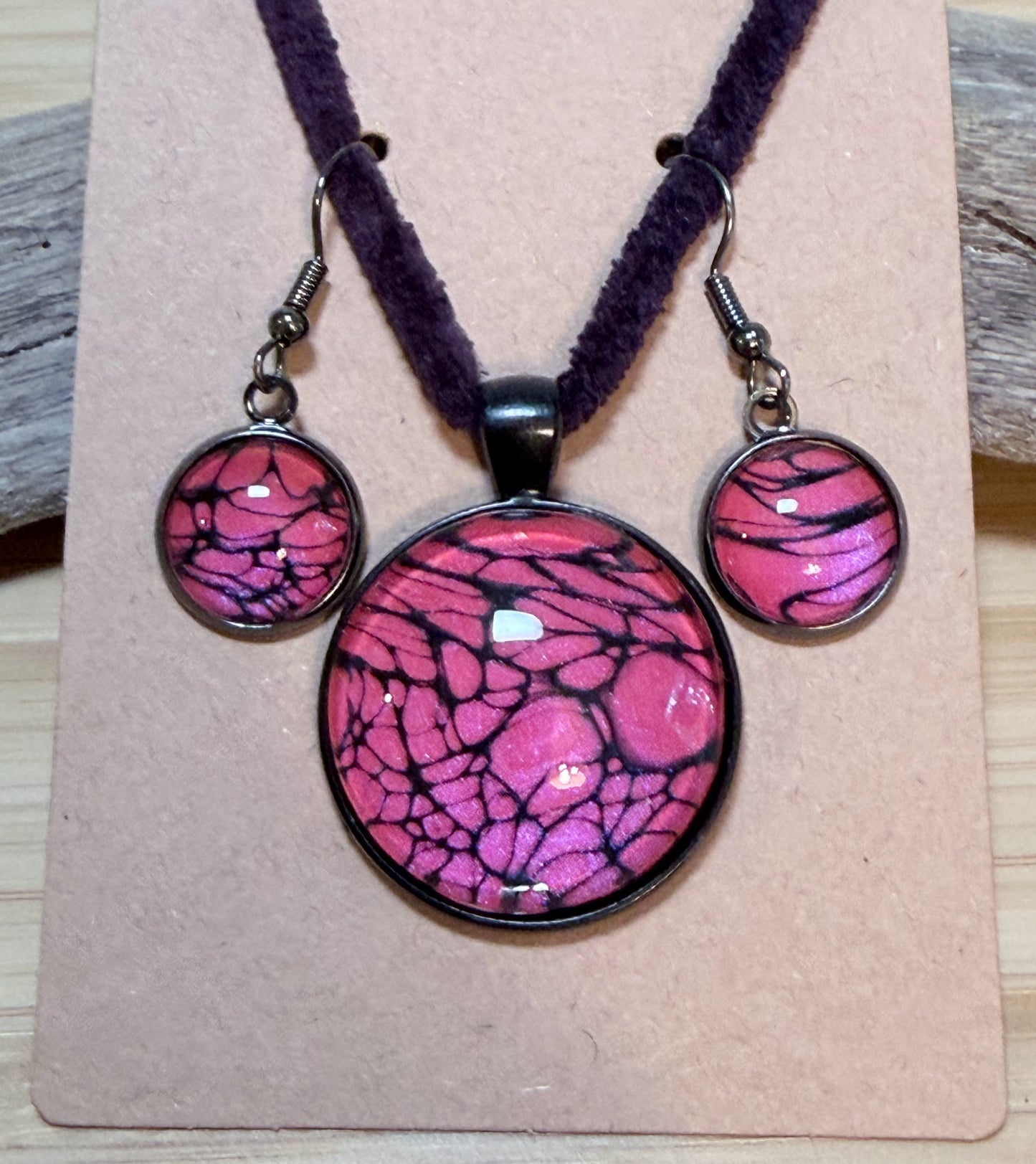 Fluid Art Jewelry Sets