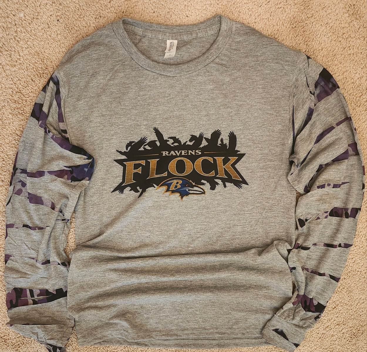 Ravens Flock Long Sleeve