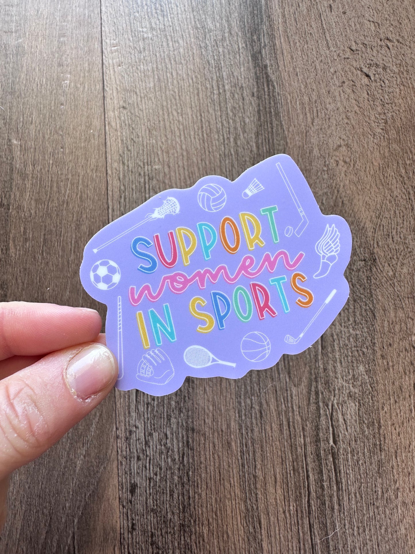 Support women in sticker