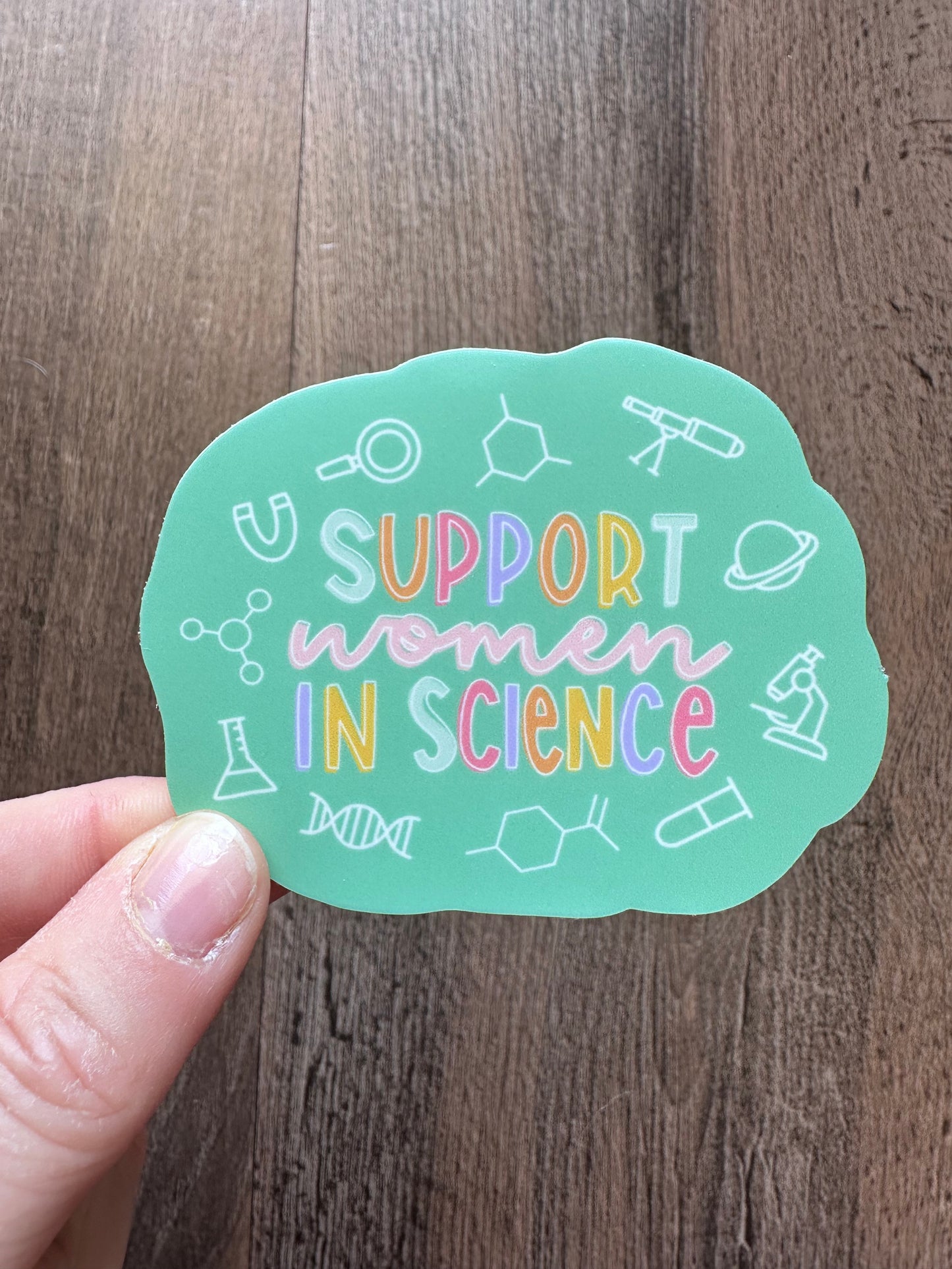 Support women in sticker