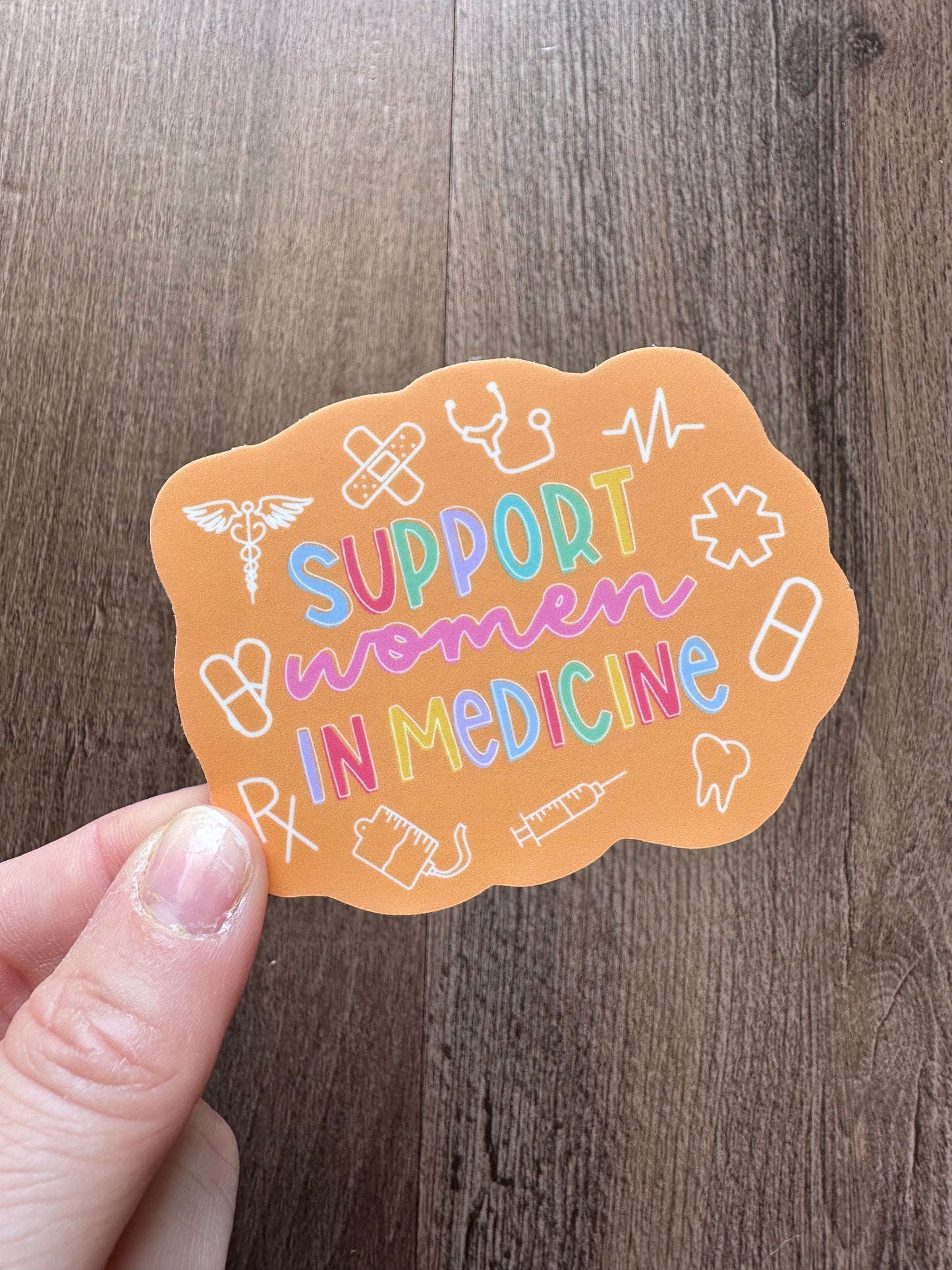 Support women in sticker