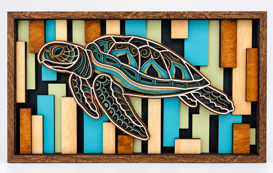Layered Turtle - 12x7