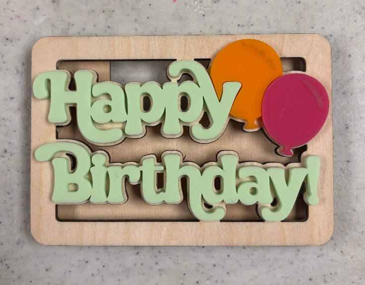 Gift Card Holders - Wood