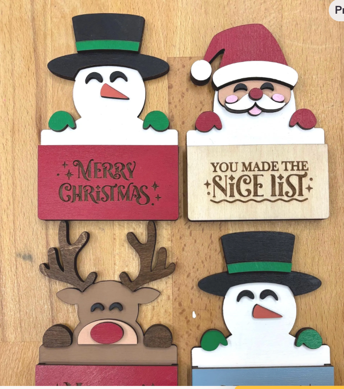 Gift Card Holders - Wood