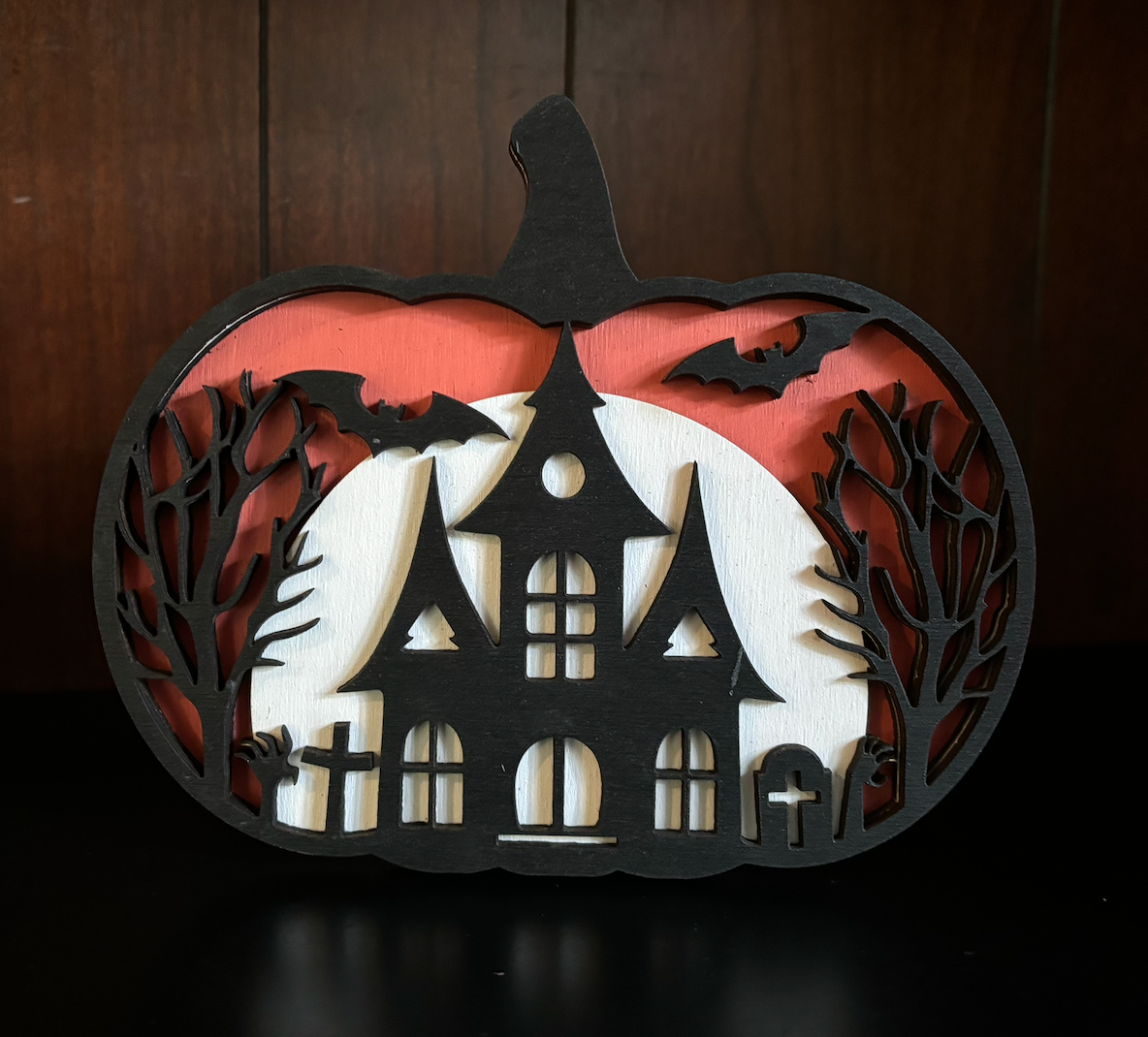 Layered haunted house