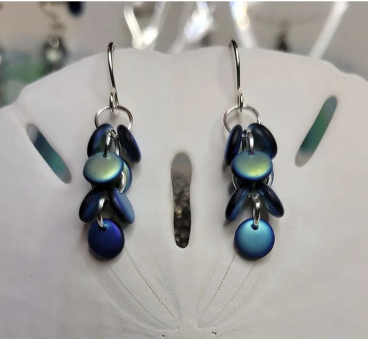 Lentil bead earrings