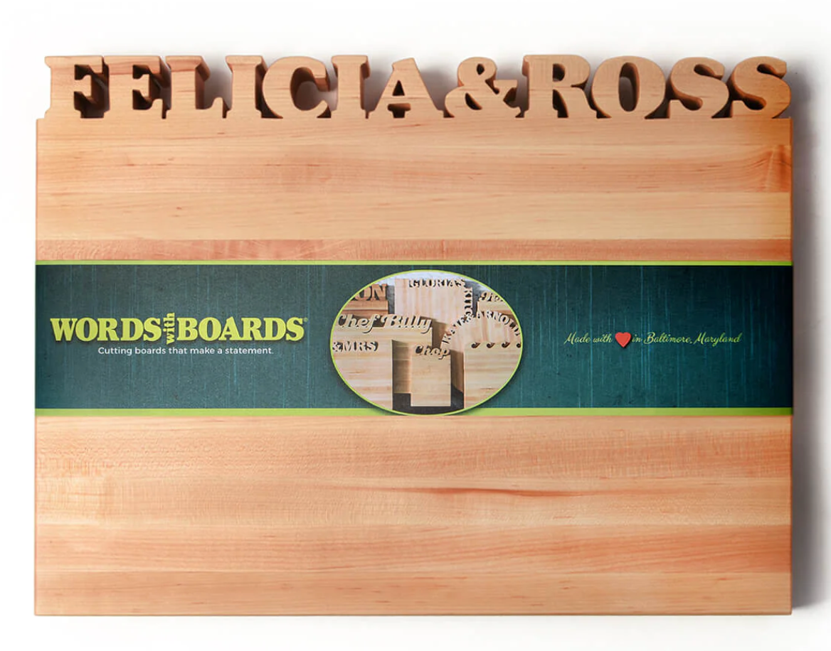 Personalized Wood Cutting Board