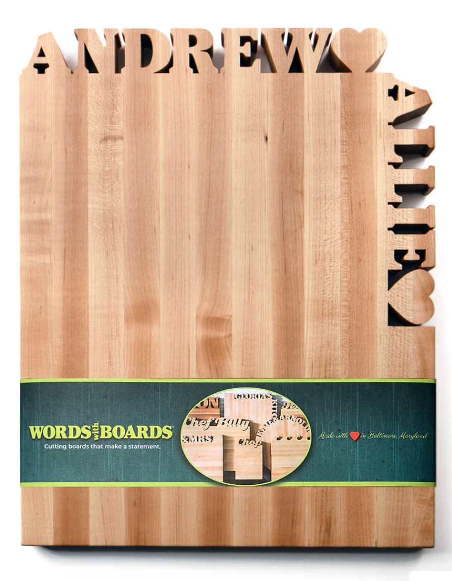 Personalized Wood Cutting Board