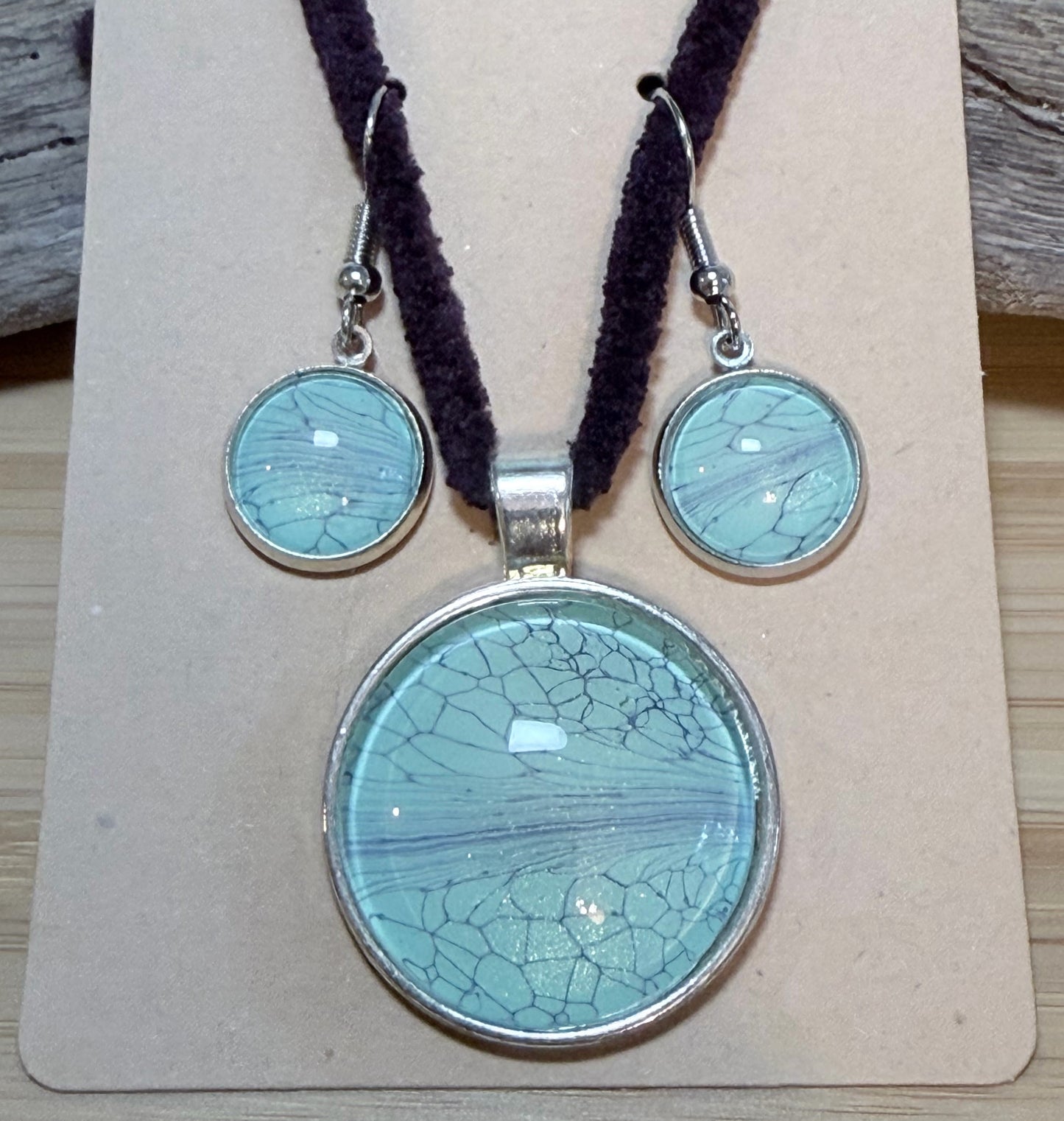 Fluid Art Jewelry Sets