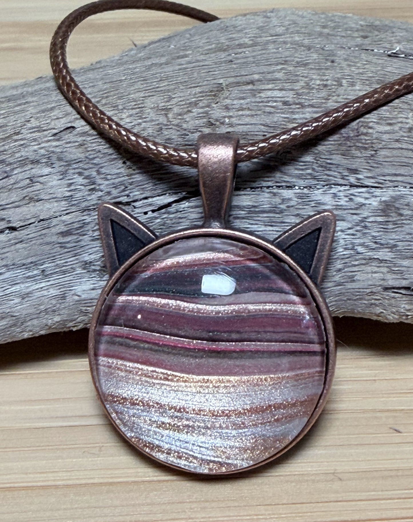 Fluid Art Necklaces