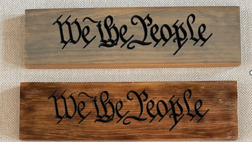 We The People Sign