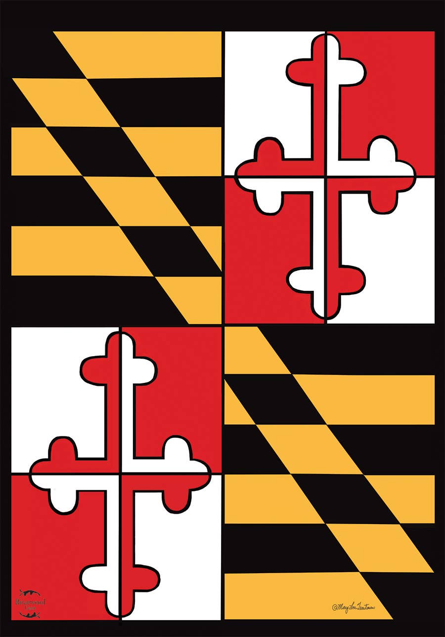 State of Maryland Garden Flag