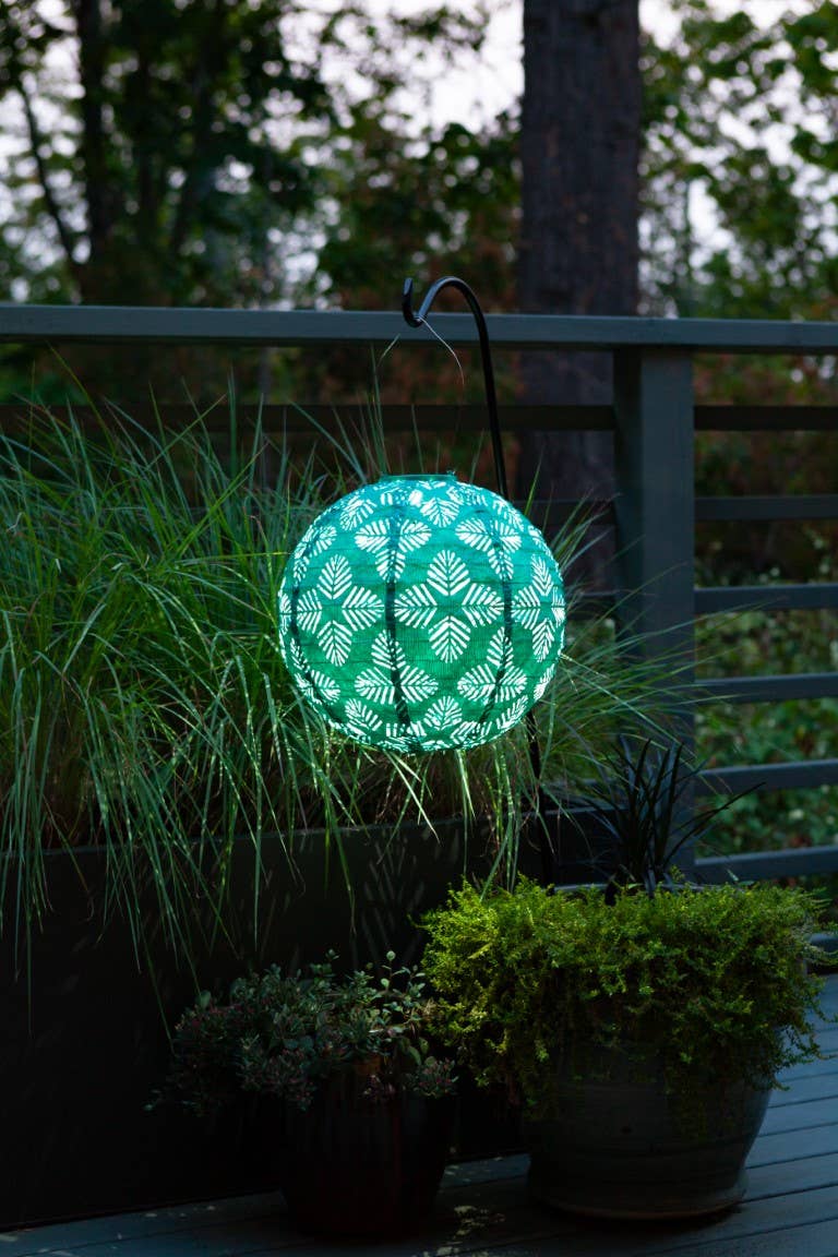 *NEW* Stella Brights 12" Globe Solar Lantern - Turquoise