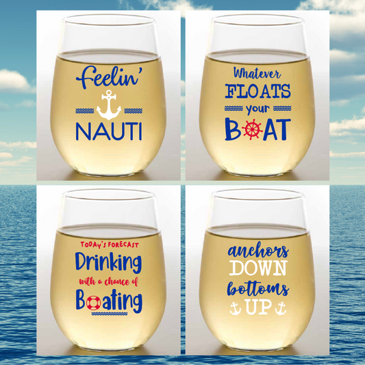 BOAT LIFE Shatterproof Wine Glasses