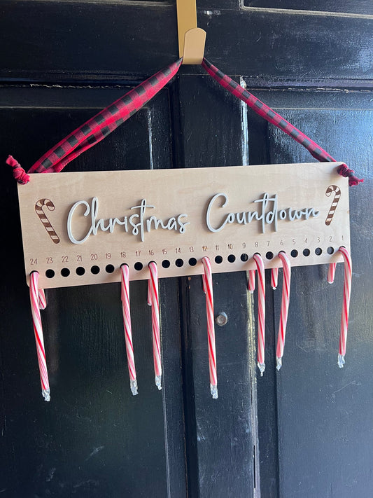 Candy Cane Christmas Countdown