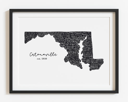 Catonsville 11x14 Art Print