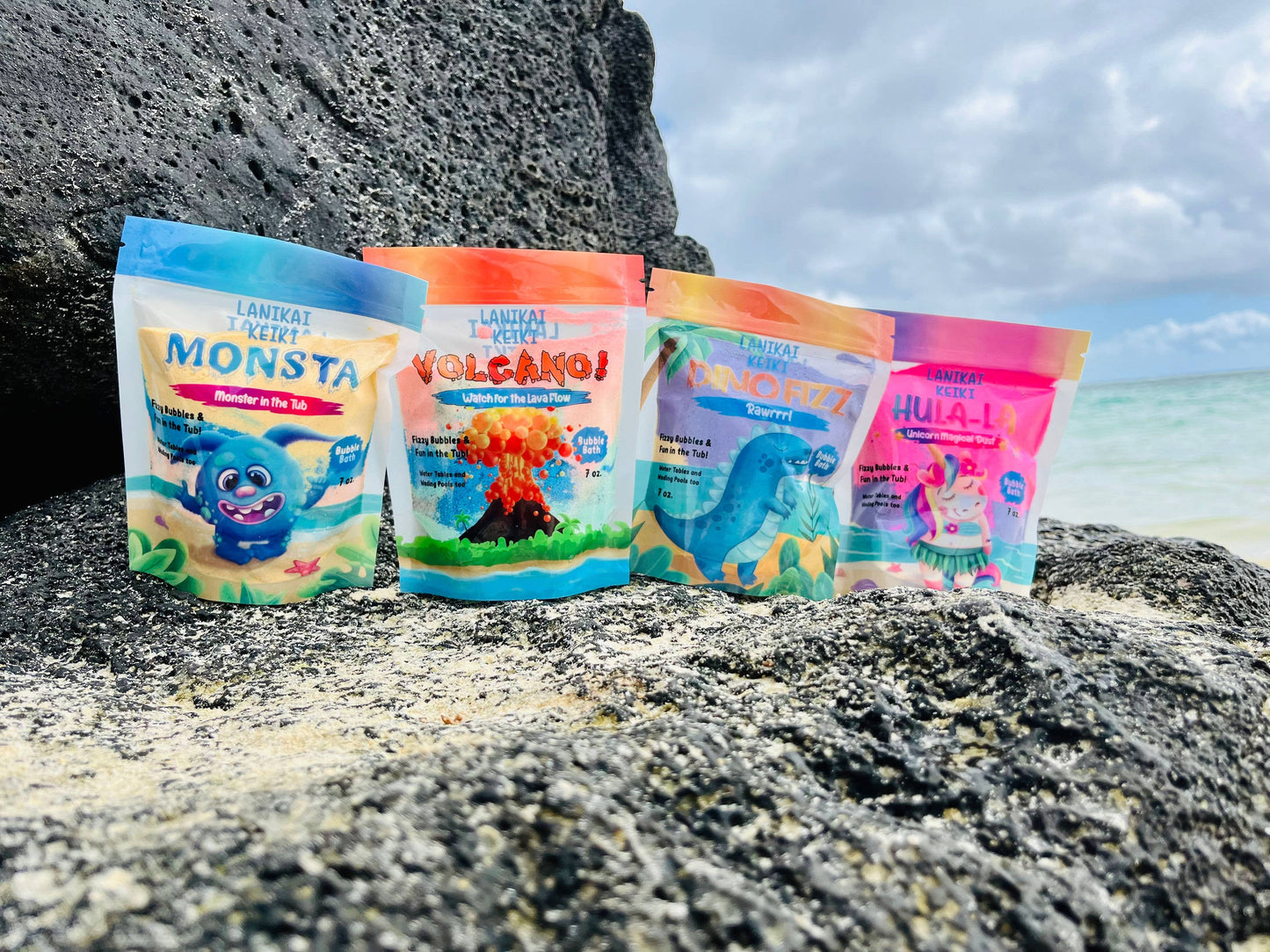 Keiki Bath Fizzies - Fun & Colorful