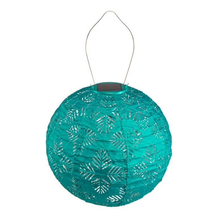 *NEW* Stella Brights 12" Globe Solar Lantern - Turquoise