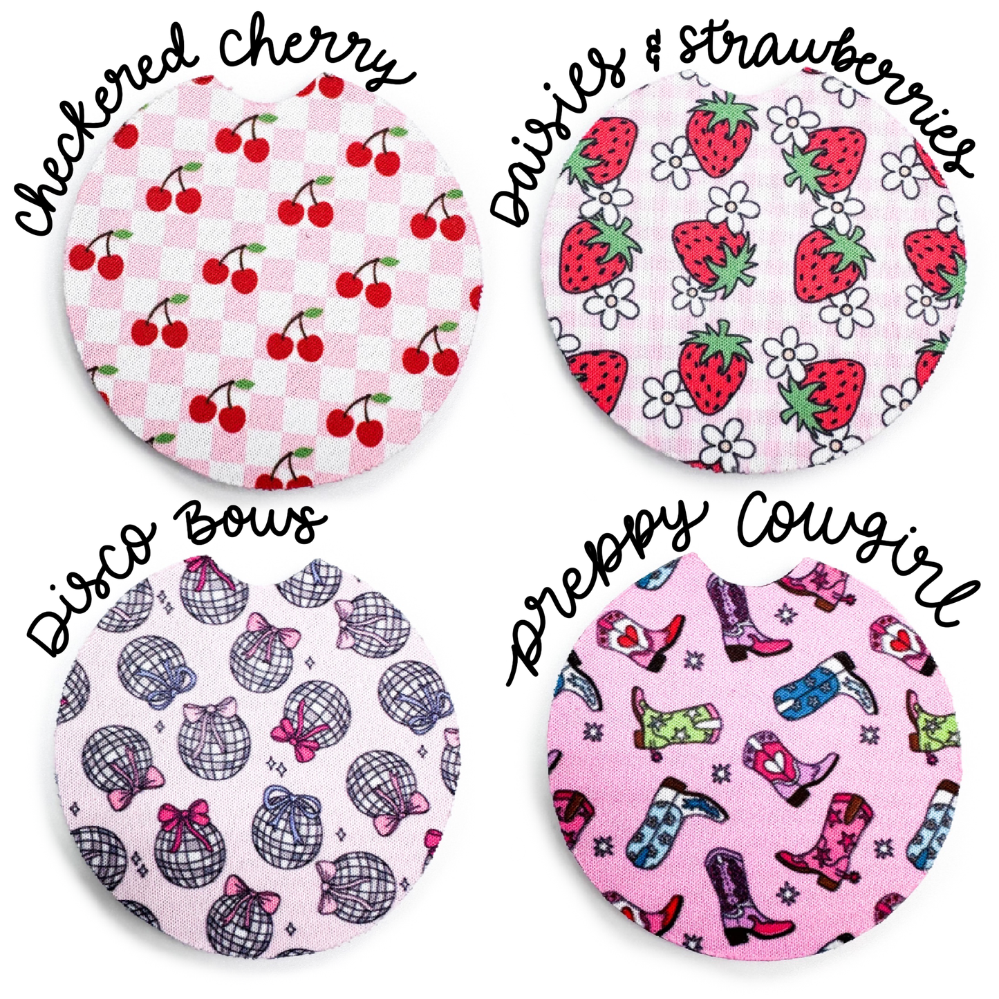 Car Coaster Set - Neoprene 