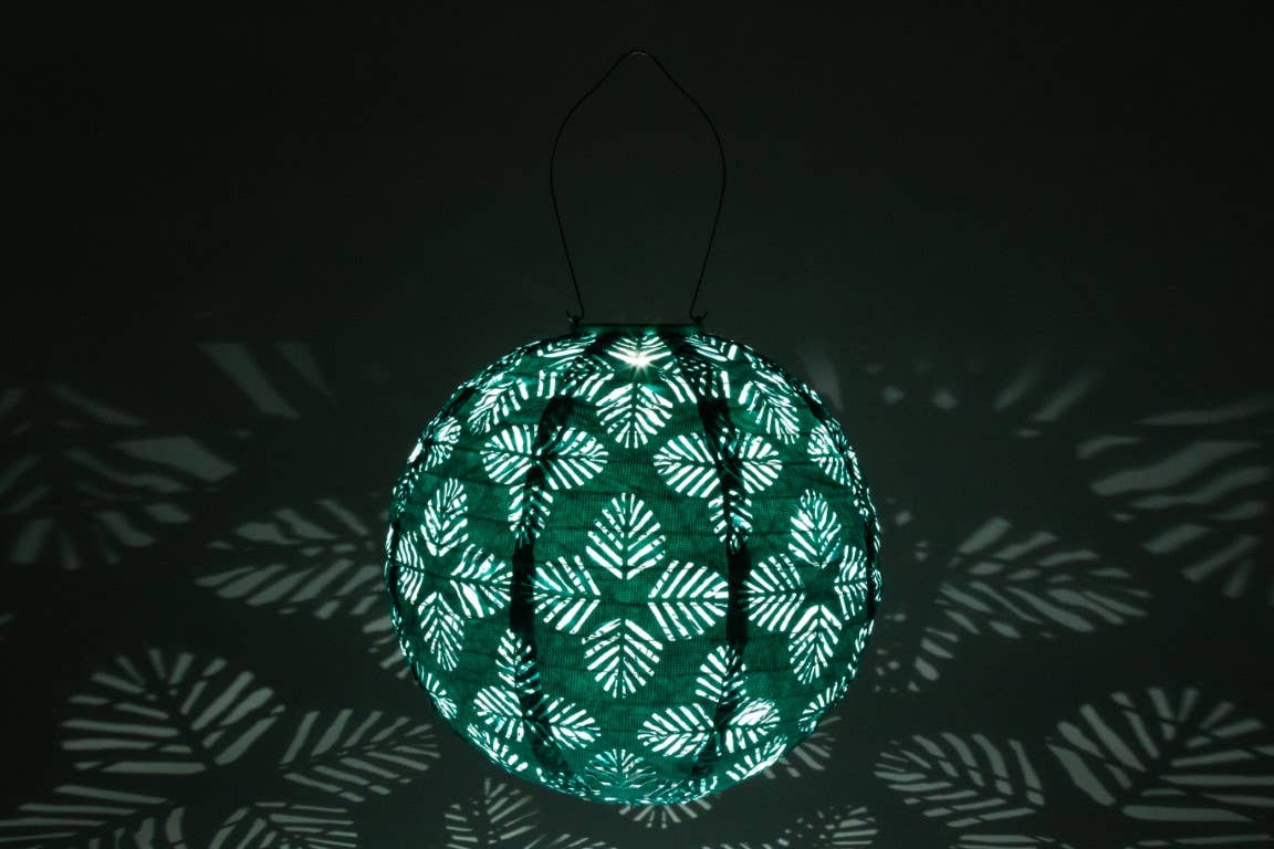 *NEW* Stella Brights 12" Globe Solar Lantern - Turquoise