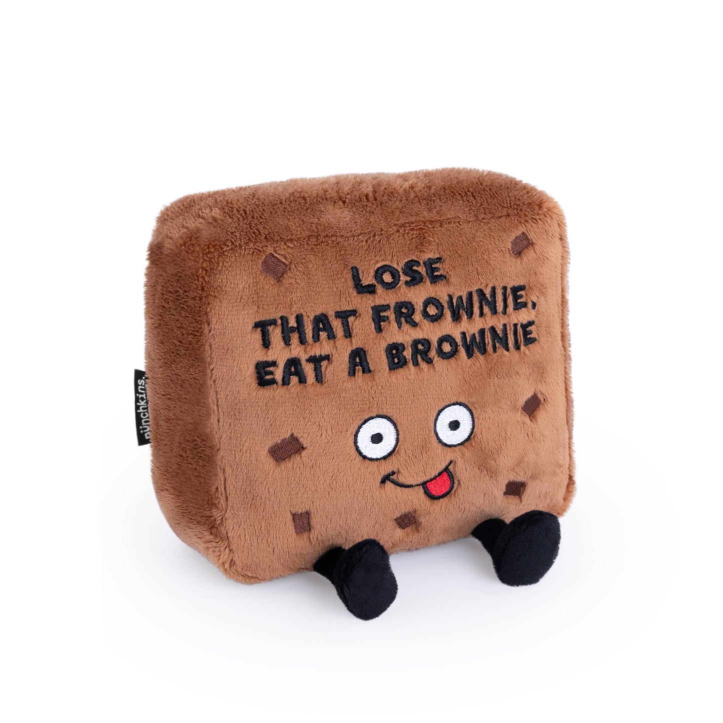 "Lose That Frownie" Plush Brownie