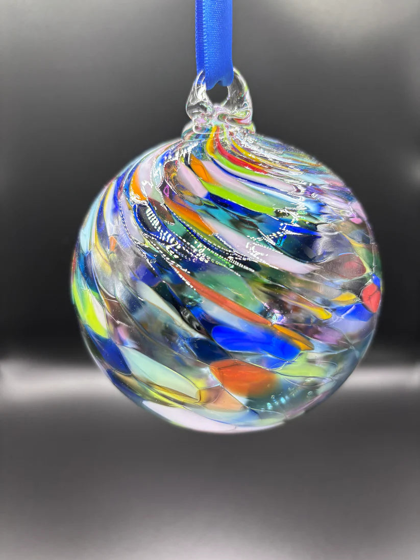 Hand blown glass ornaments and starfish