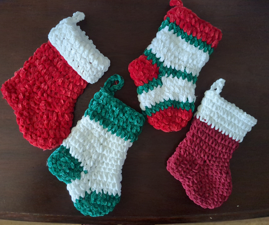 Mini Crochet Stocking