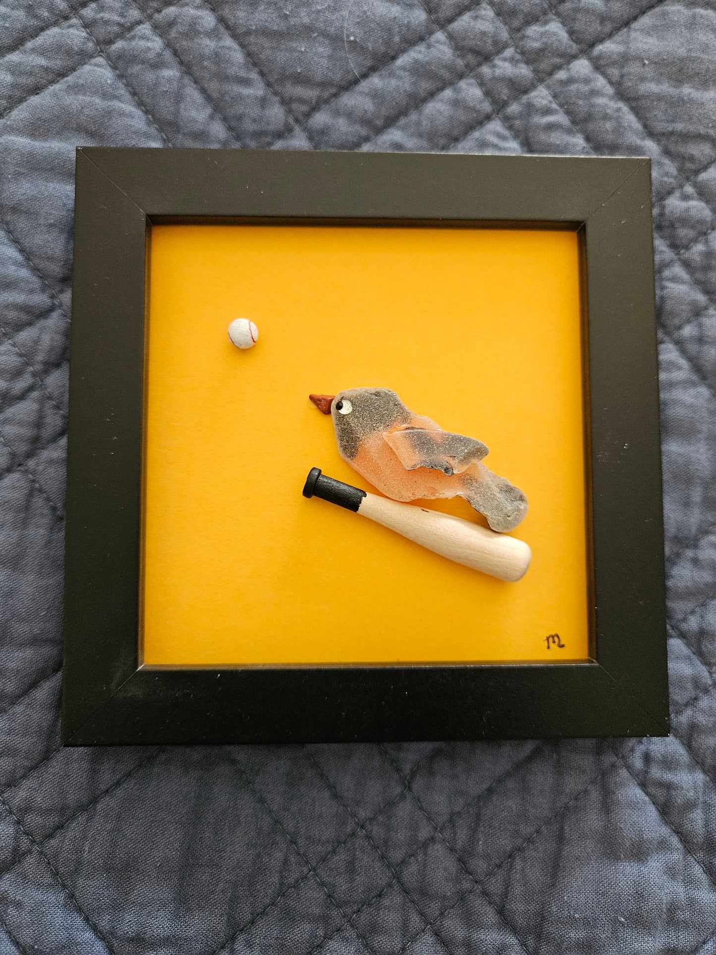 Sea Glass Oriole Bird