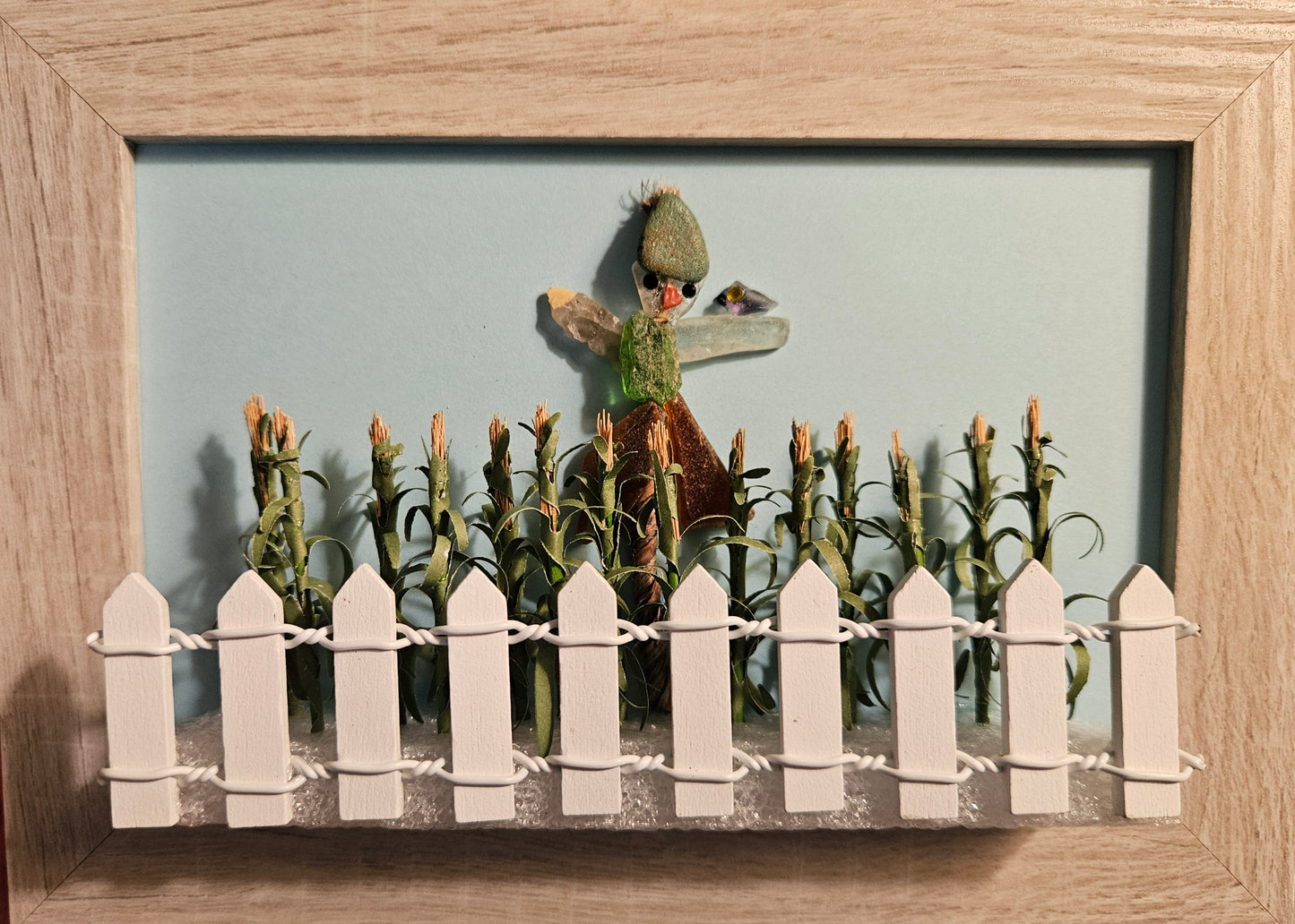 Sea Glass Scarecrow