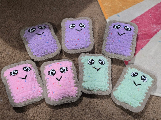 Pop Tart crochet toys