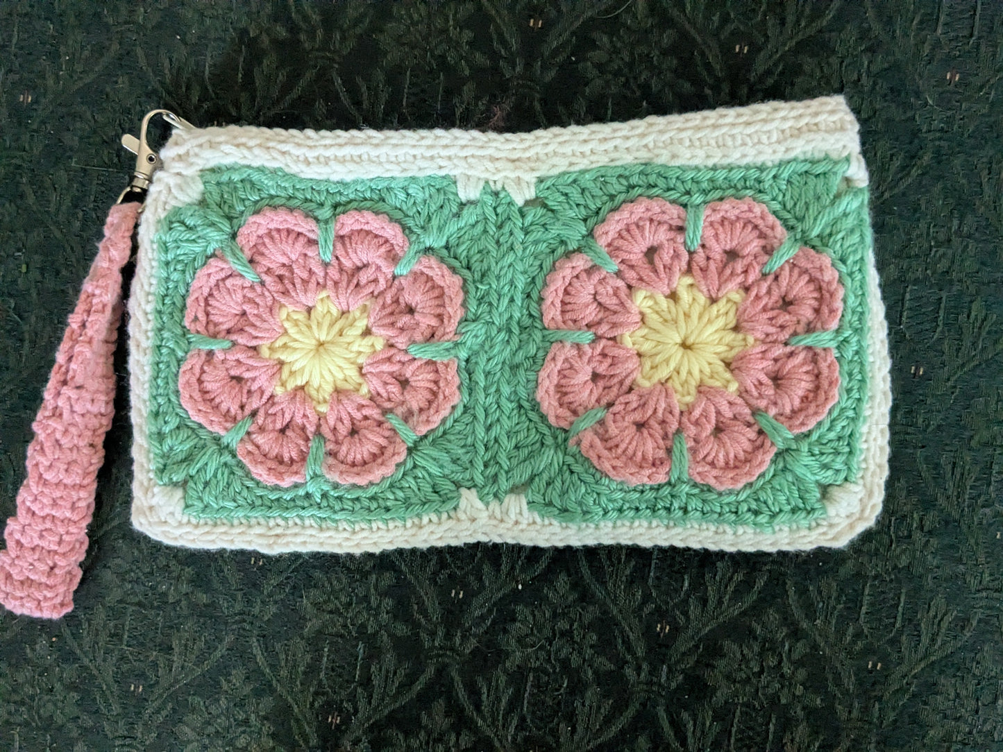 Crochet makeup bag/ pencil case