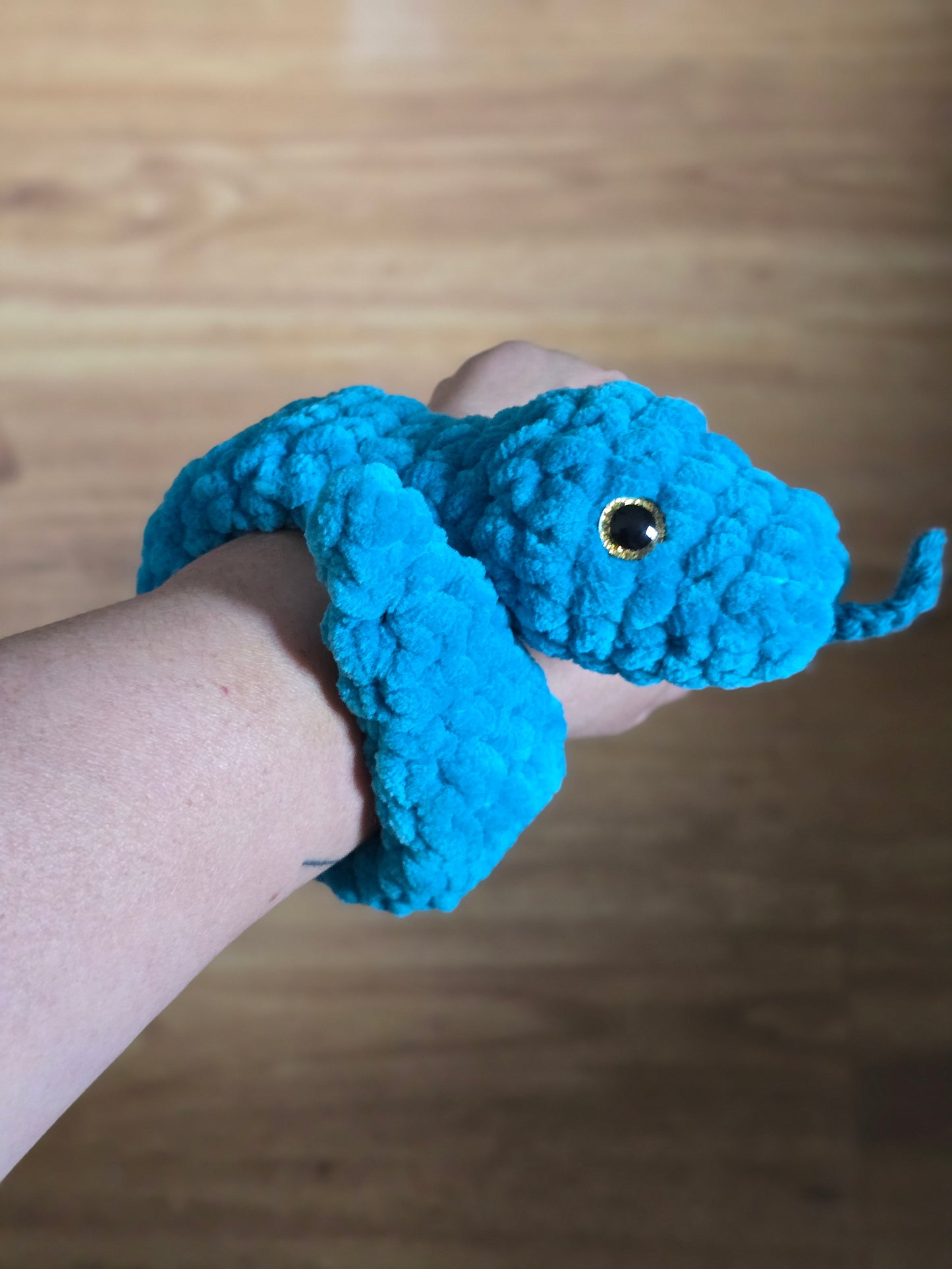 Snake slap bracelet
