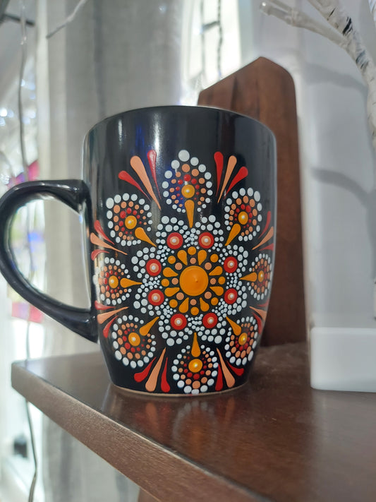Mandala Dot Coffee Mugs
