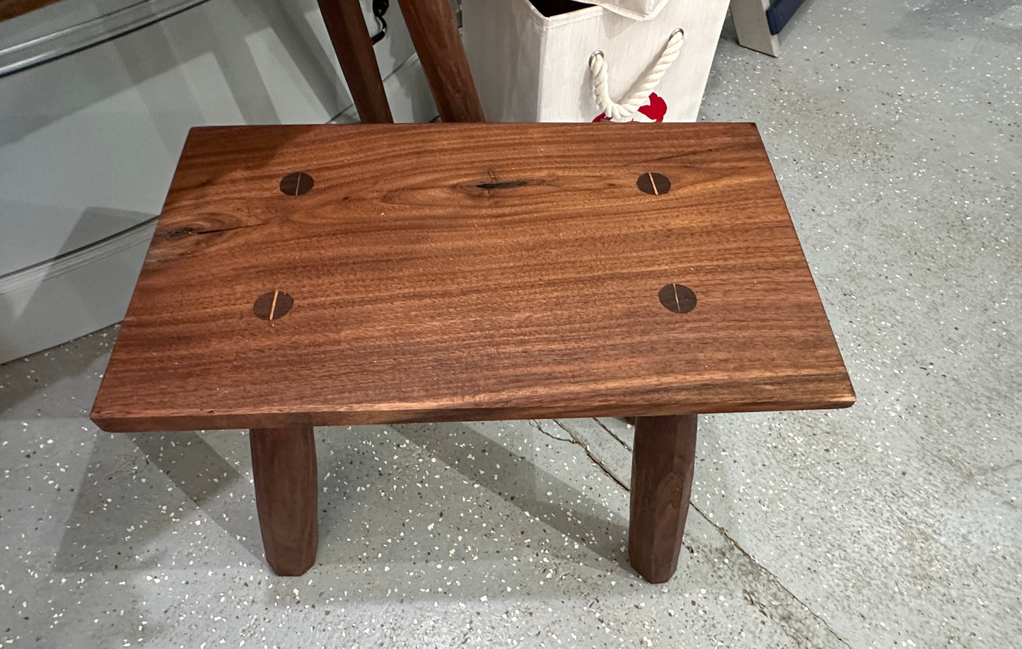 Small Walnut Stool