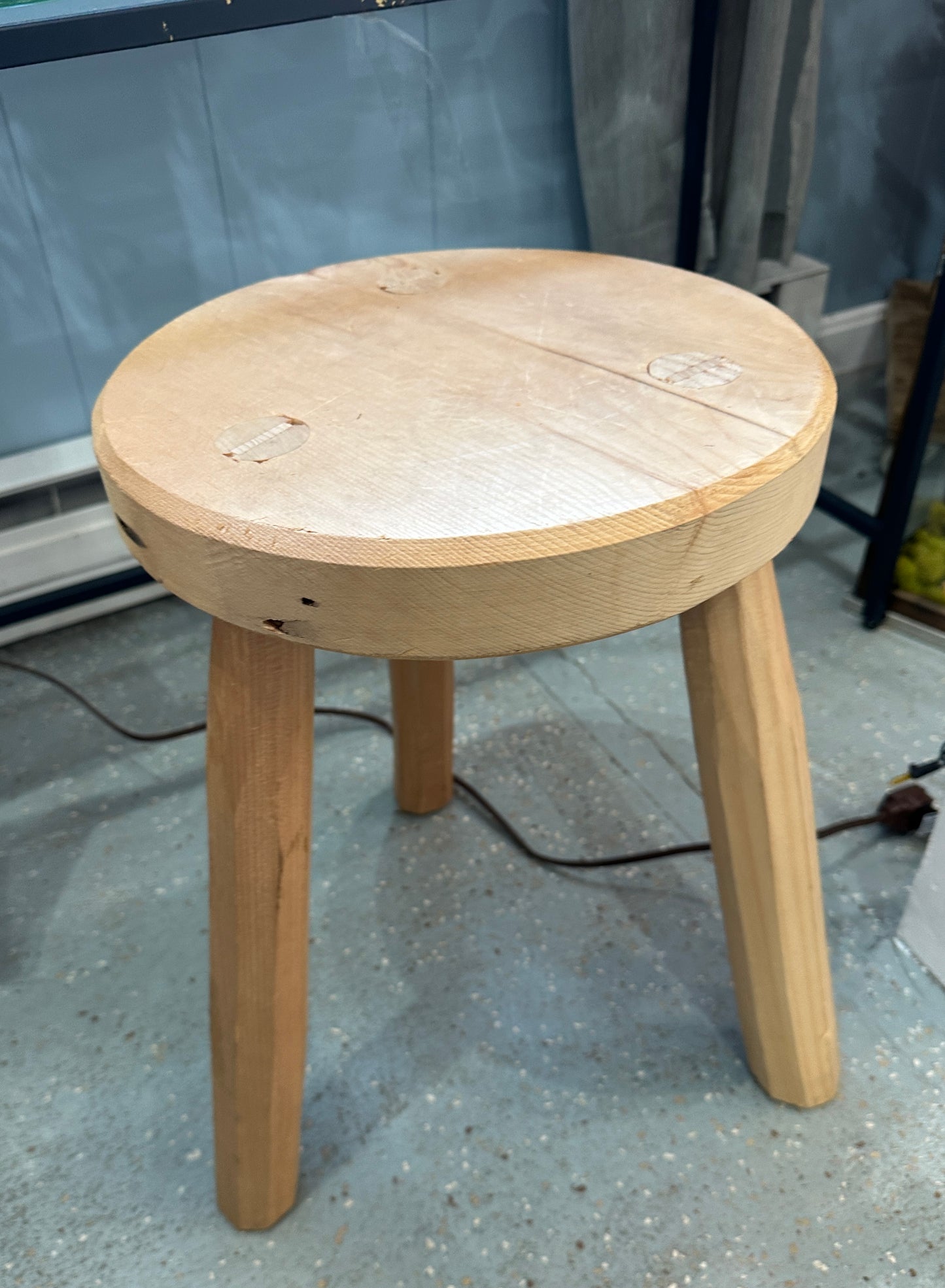 Pine Milking Stool