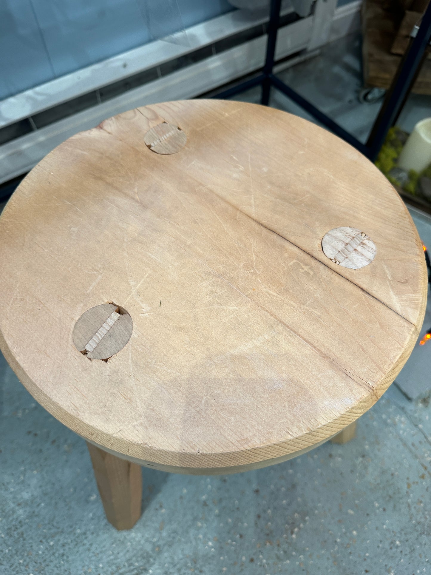 Pine Milking Stool