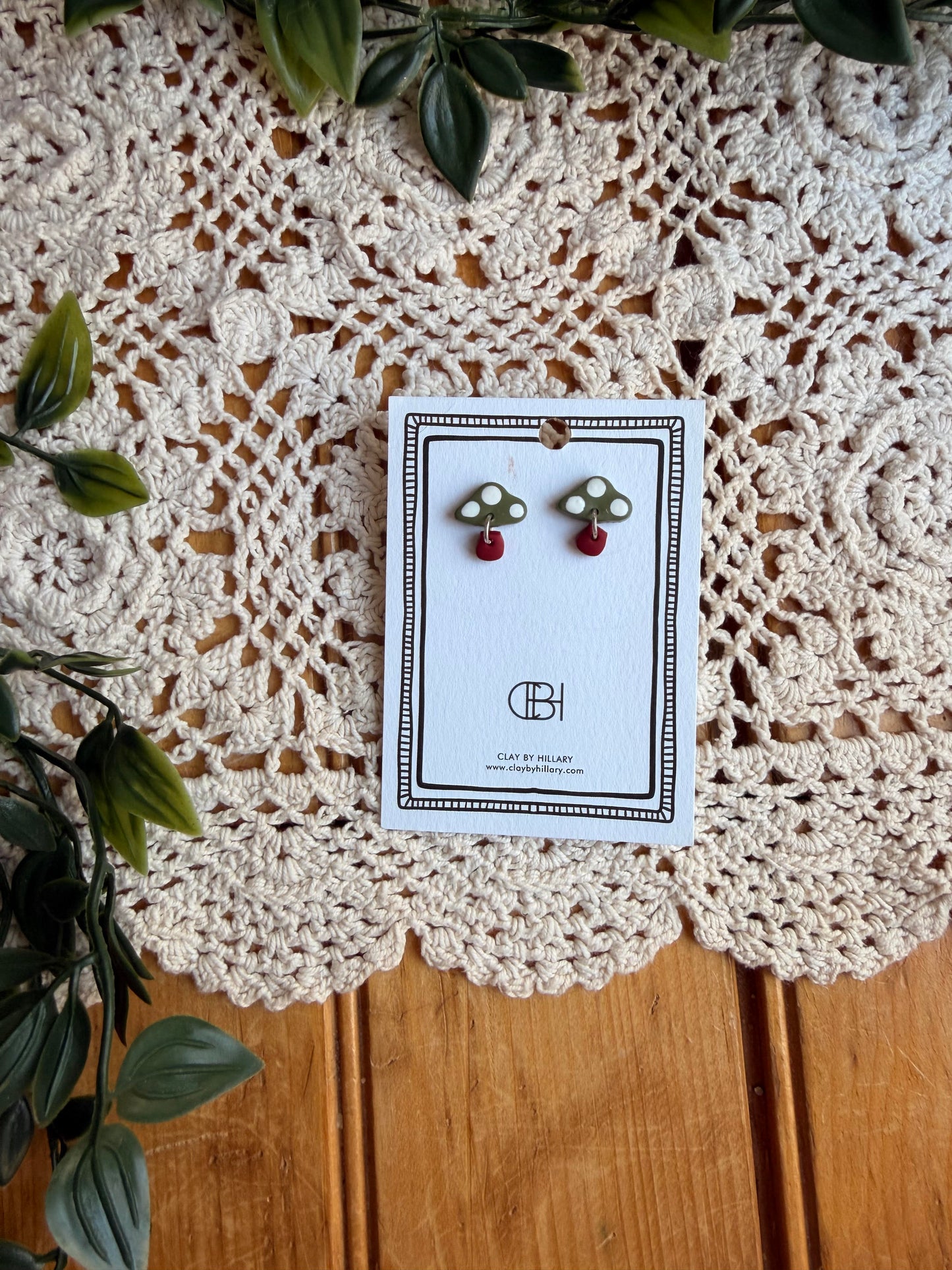 Polymer Clay Earrings by Hillary