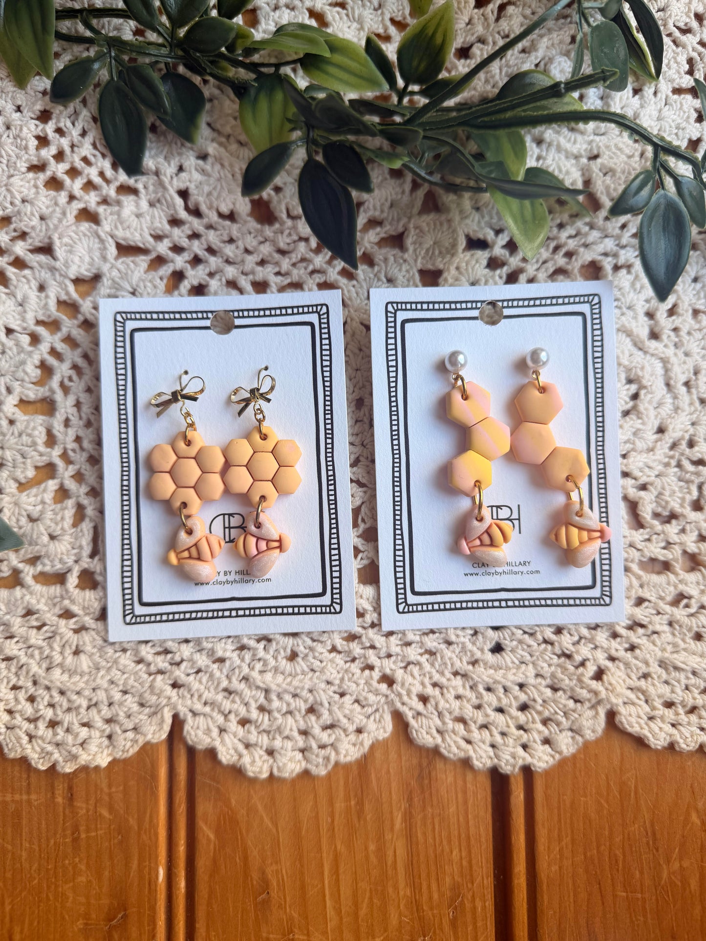 Polymer Clay Earrings by Hillary