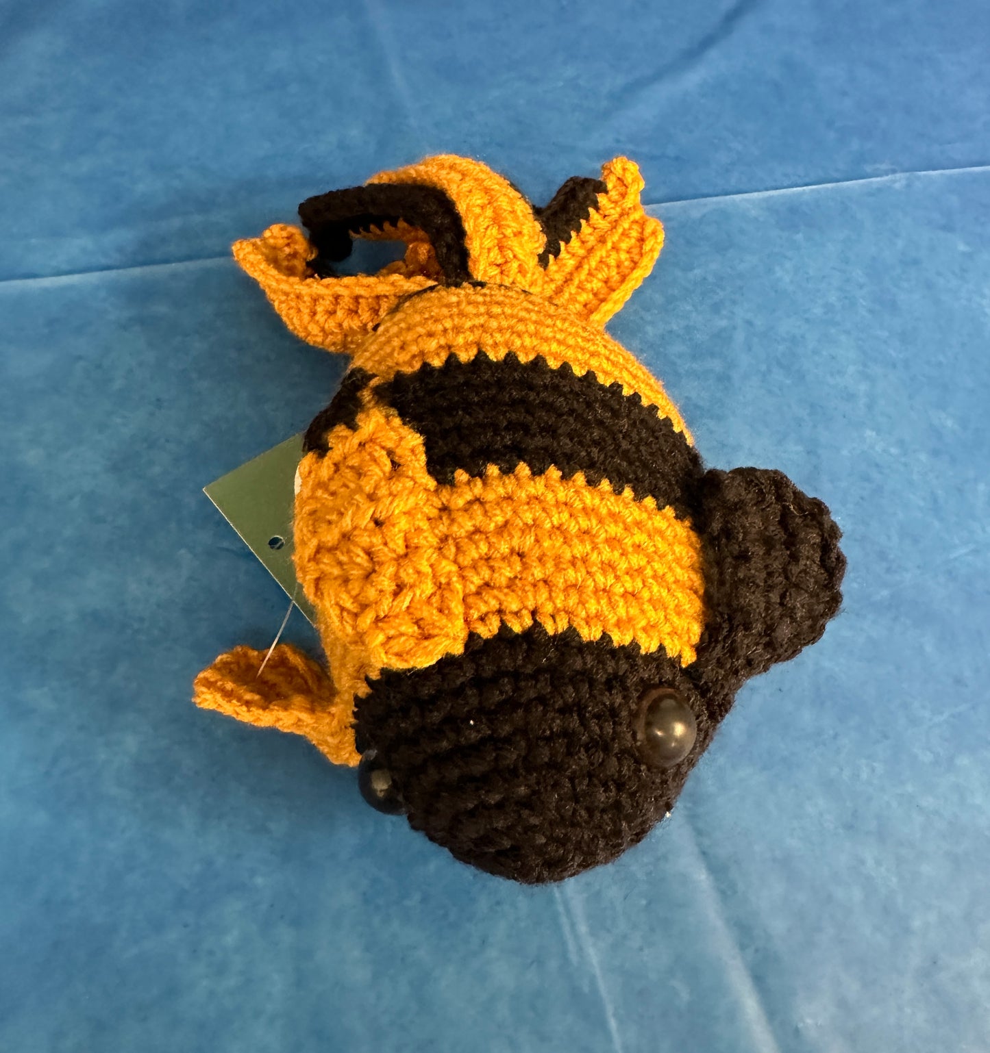 Crochet Fish - Black and Yello