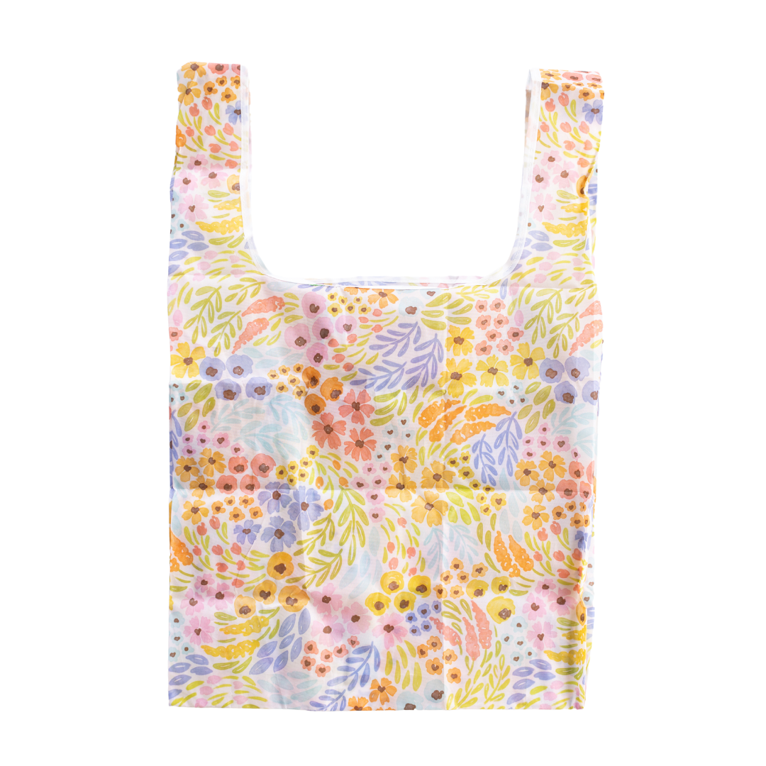 Pastel Wildflower Reusable Bag