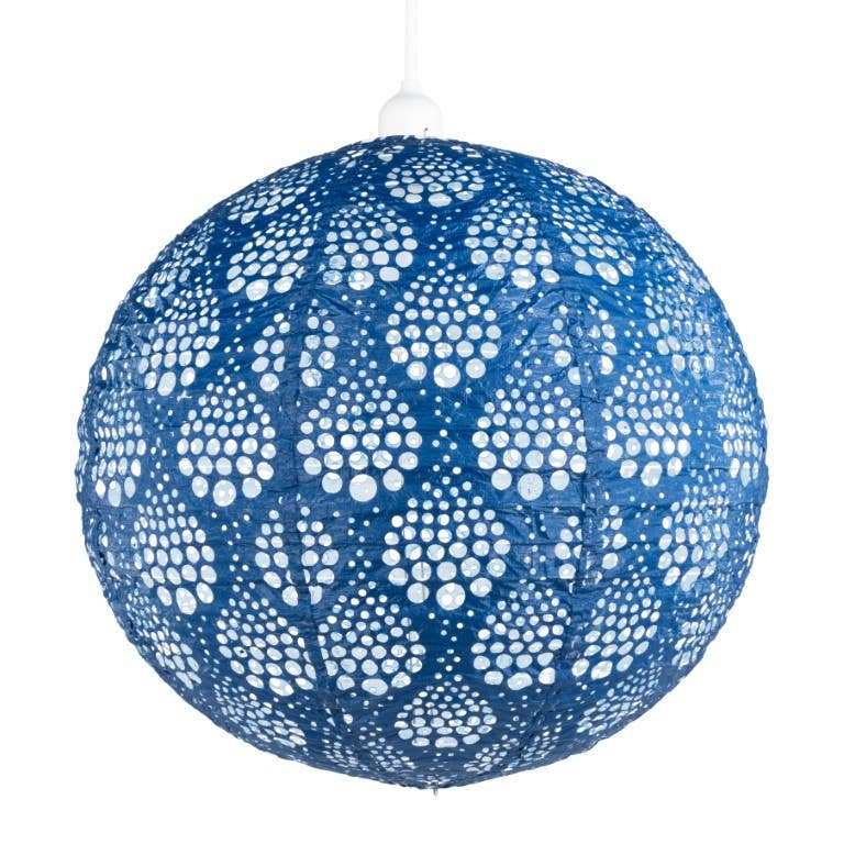 *NEW* Stella Nova Outdoor Pendent Light - Dewdrop 18" Blue