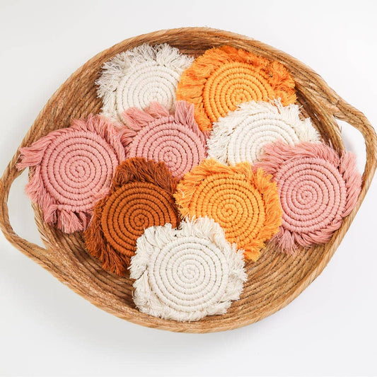 Boho Macrame Coasters